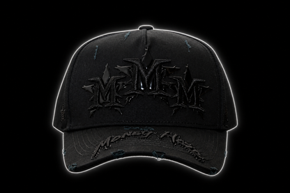 MMM Blackout Distressed Hat – Limited Edition