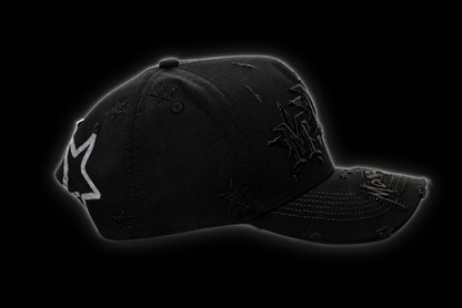 MMM Blackout Distressed Hat – Limited Edition